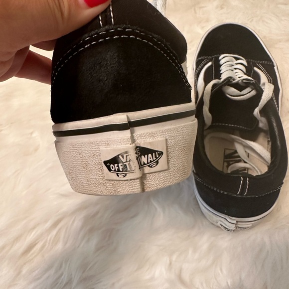 Vans Old Skool Classic Skate Shoes Black/White Mens Size 9 Suede. - Picture 7 of 9